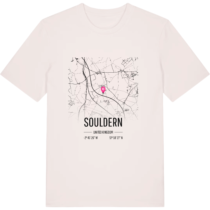Souldern kort T-shirt – t-shirt fra PinShirt