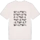 Spalt ordleg T-shirt