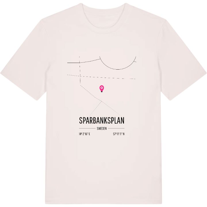 Sparbanksplan kort T-shirt – t-shirt fra PinShirt