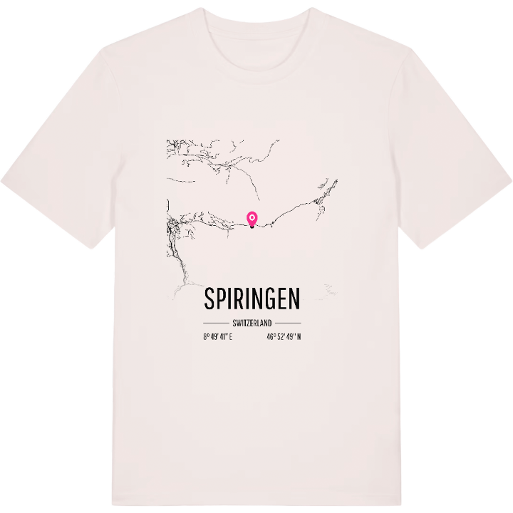 Spiringen kort T-shirt – t-shirt fra PinShirt