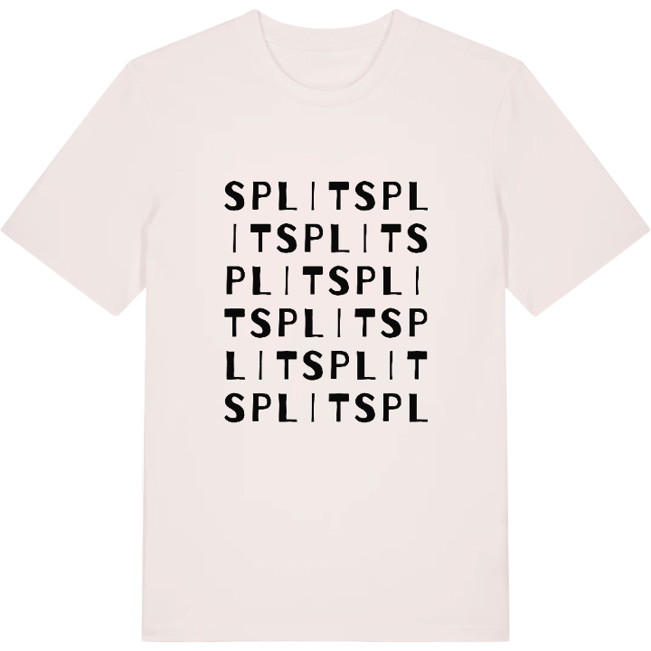 Split ordleg T-shirt – t-shirt fra PinShirt