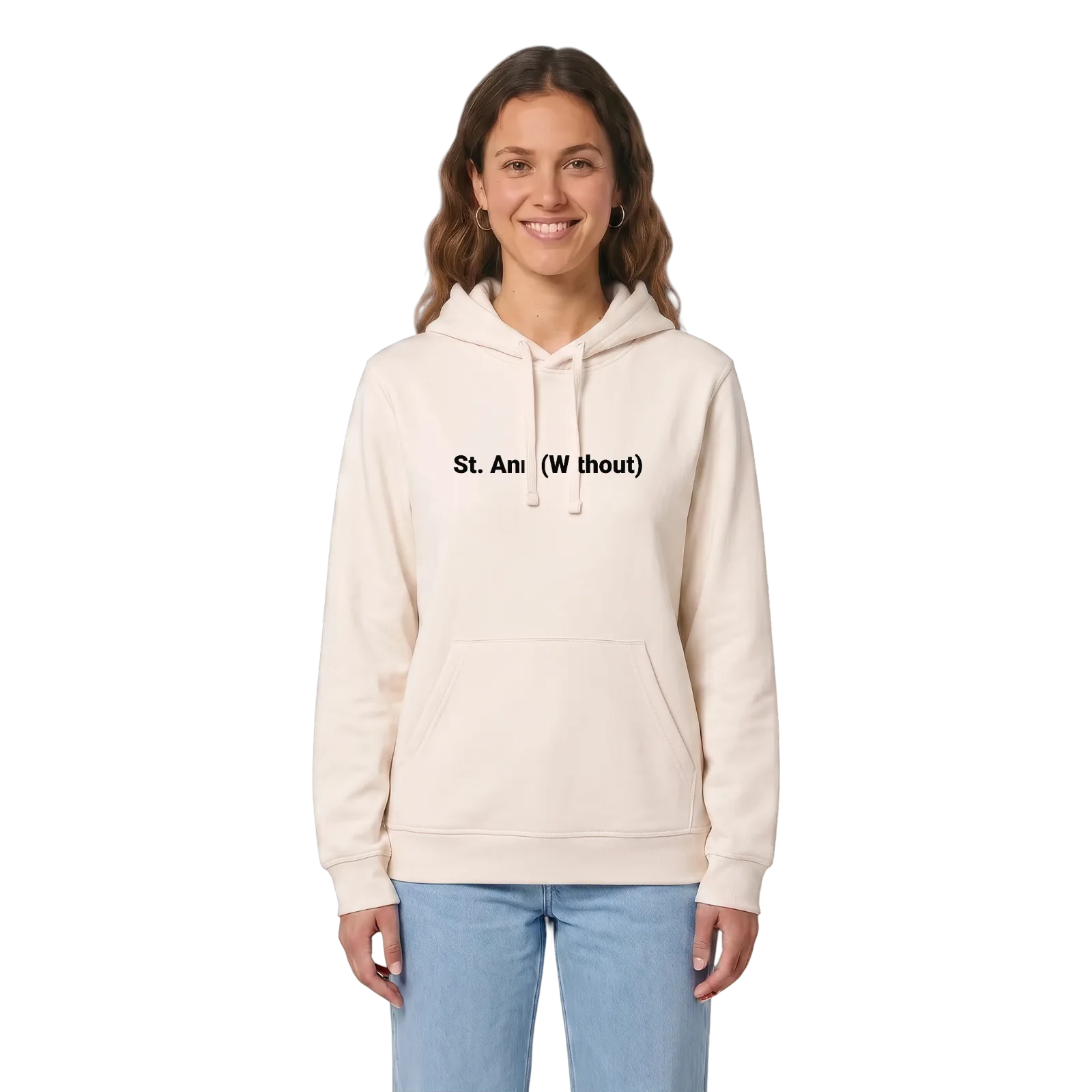 St. Ann (Without) fed hættetrøje – Vintage White, i miljø