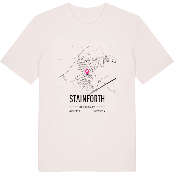 Stainforth kort T-shirt – t-shirt fra PinShirt