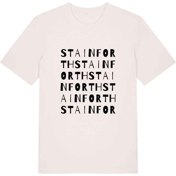 Stainforth ordleg T-shirt – t-shirt fra PinShirt