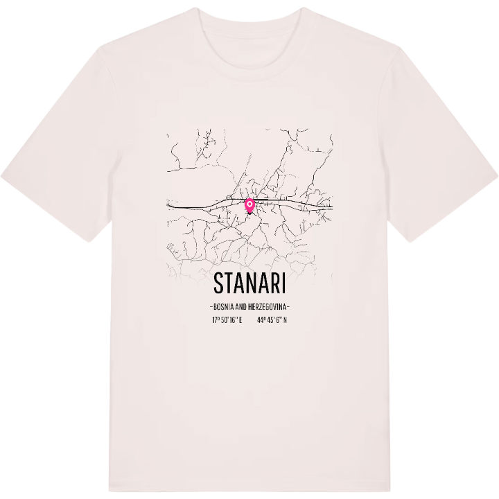 Stanari kort T-shirt – t-shirt fra PinShirt