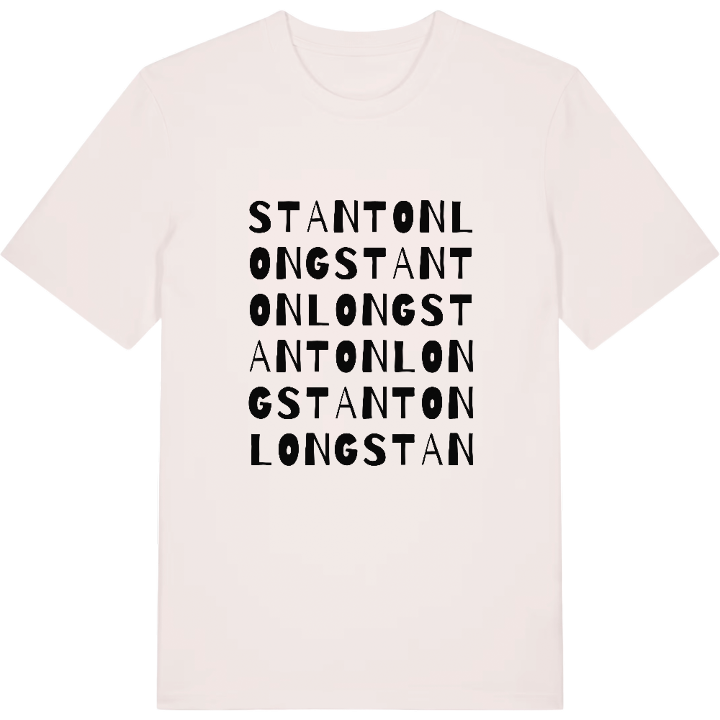 Stanton Long ordleg T-shirt – t-shirt fra PinShirt