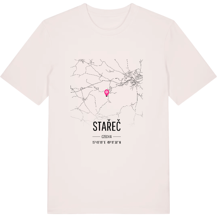 Stařeč kort T-shirt – t-shirt fra PinShirt