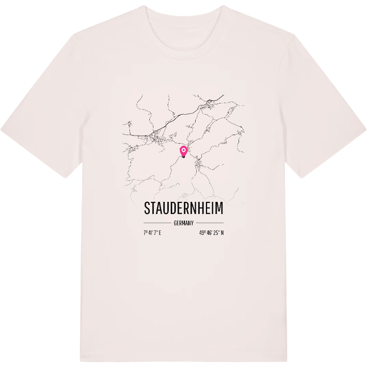 Staudernheim kort T-shirt – t-shirt fra PinShirt