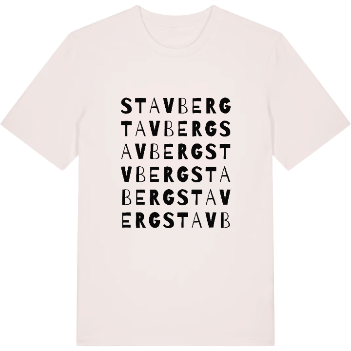 Stavberg ordleg T-shirt – t-shirt fra PinShirt