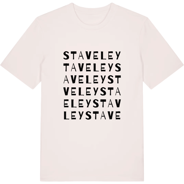 Staveley ordleg T-shirt – t-shirt fra PinShirt