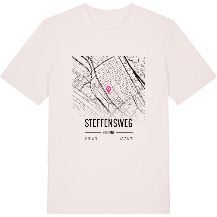 Steffensweg kort T-shirt – t-shirt fra PinShirt