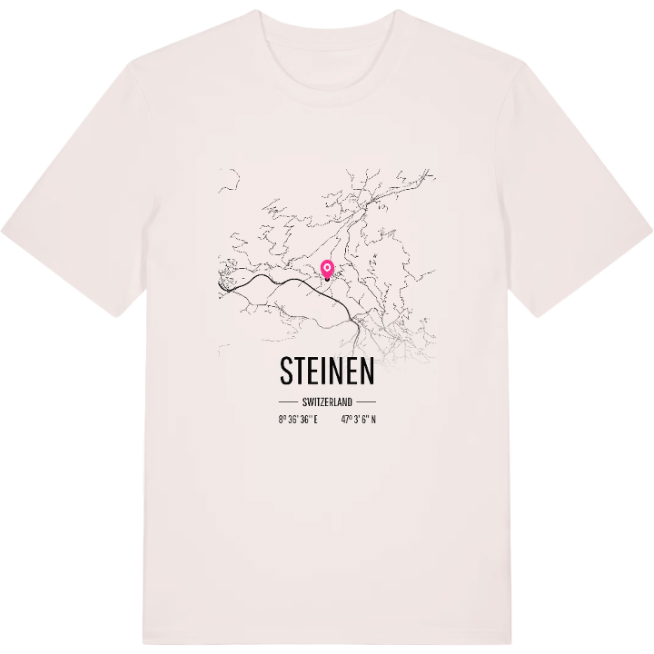 Steinen kort T-shirt – t-shirt fra PinShirt