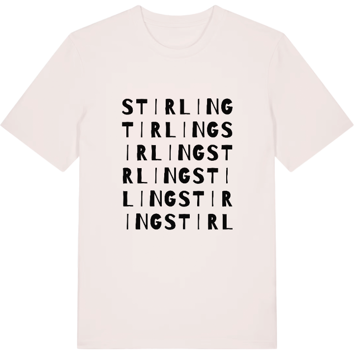 Stirling ordleg T-shirt – t-shirt fra PinShirt