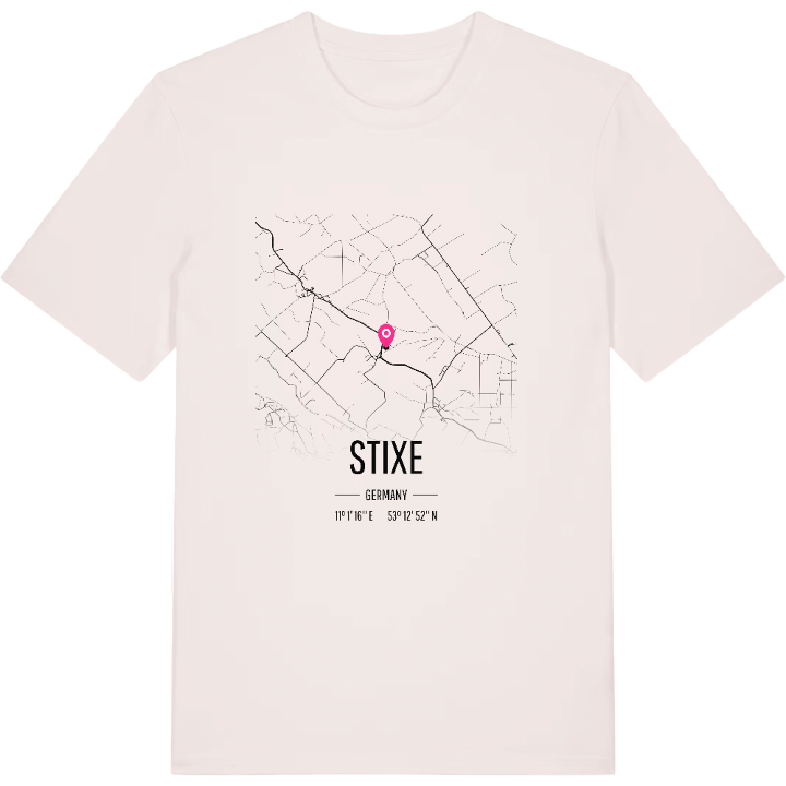 Stixe kort T-shirt – t-shirt fra PinShirt