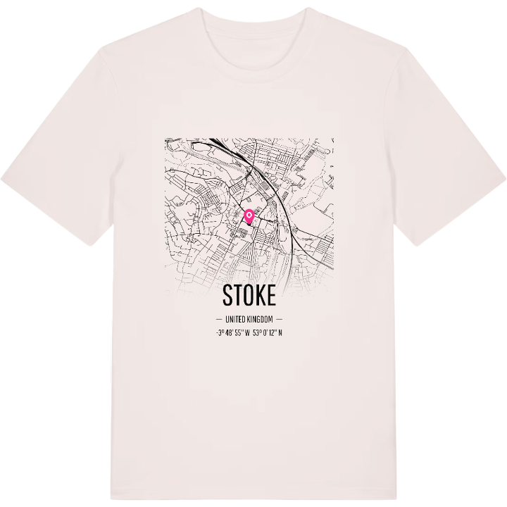Stoke kort T-shirt – t-shirt fra PinShirt