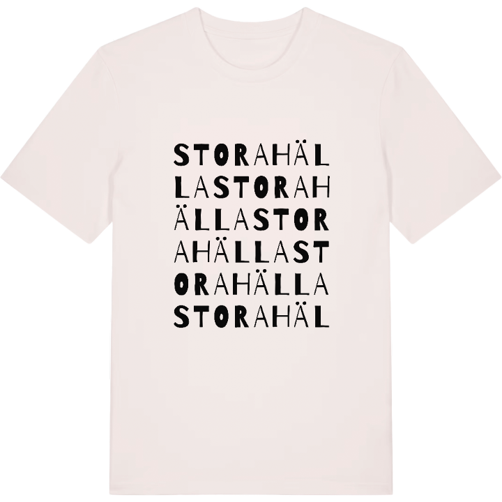 Stora Hälla ordleg T-shirt – t-shirt fra PinShirt