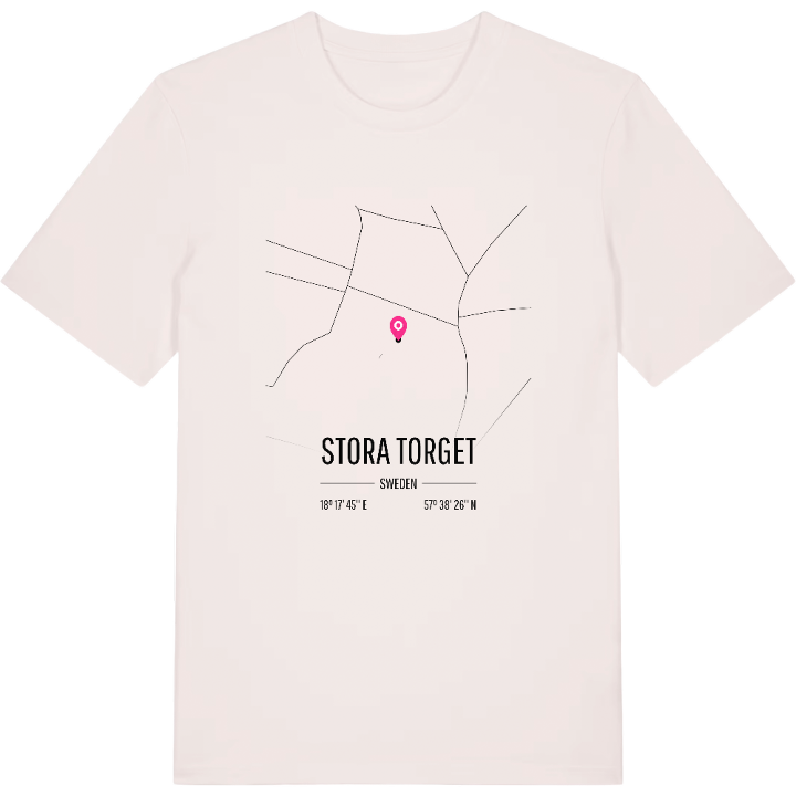 Stora Torget kort T-shirt – t-shirt fra PinShirt