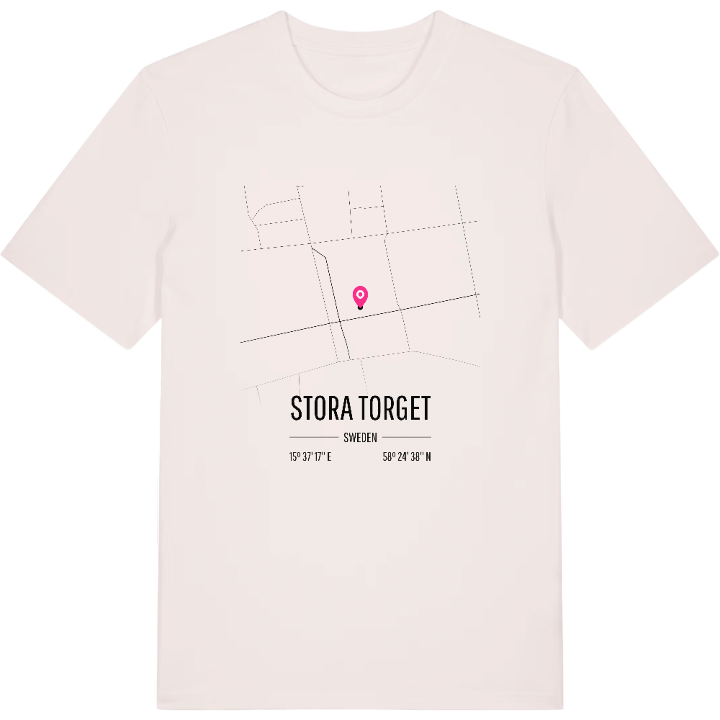 Stora torget kort T-shirt – t-shirt fra PinShirt