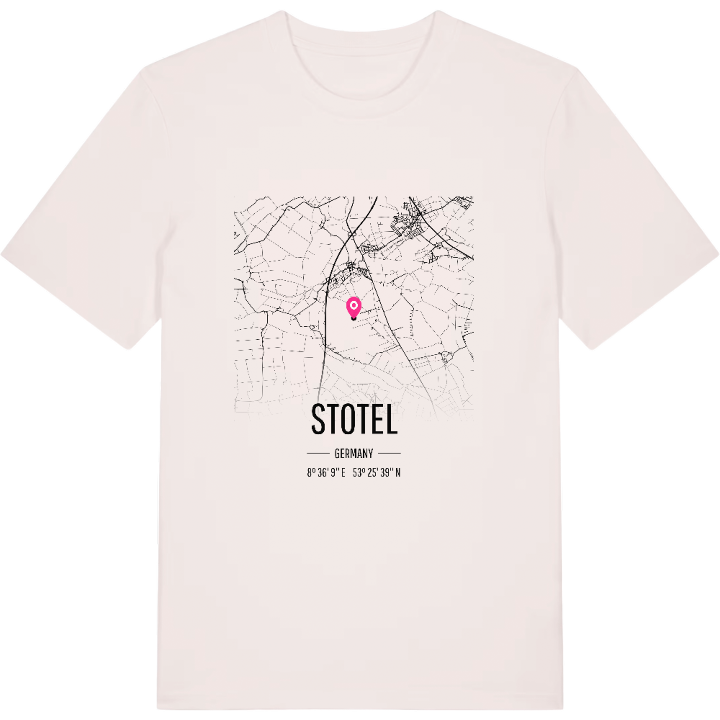 Stotel kort T-shirt – t-shirt fra PinShirt