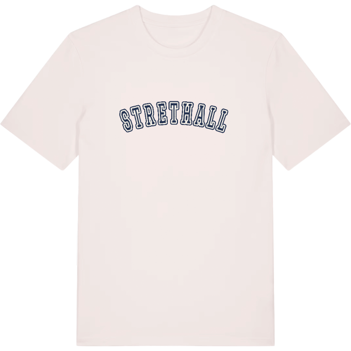 Strethall college T-shirt – t-shirt fra PinShirt