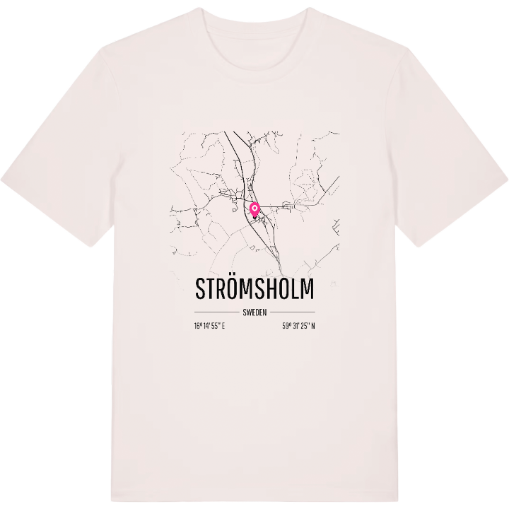 Strömsholm kort T-shirt – t-shirt fra PinShirt