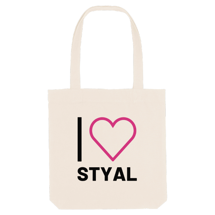 Jeg elsker Styal mulepose stort tryk – mulepose fra PinShirt