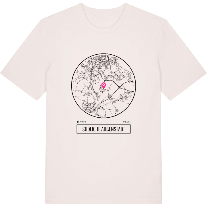 Südliche Außenstadt T-shirt – t-shirt fra PinShirt
