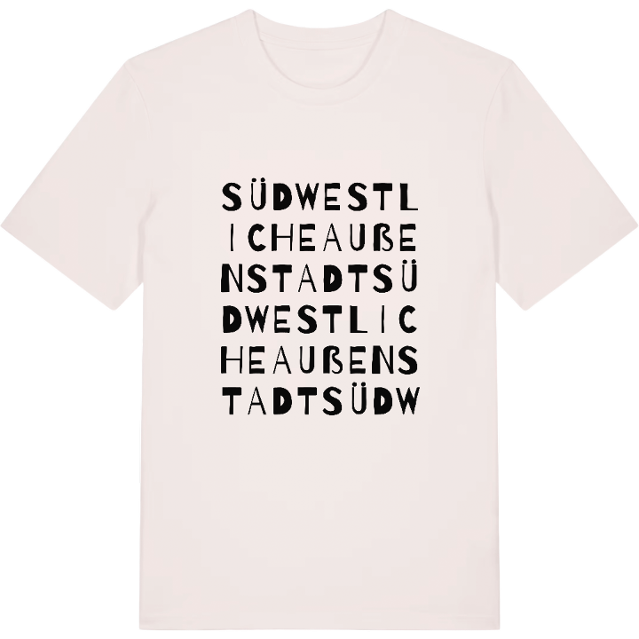 Südwestliche Außenstadt ordleg T-shirt – t-shirt fra PinShirt