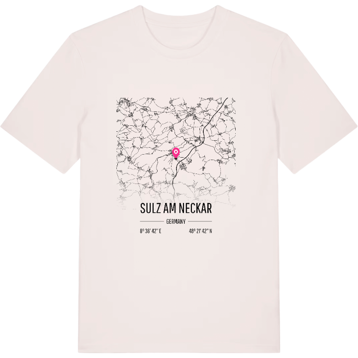 Sulz am Neckar kort t-shirt – t-shirt fra PinShirt