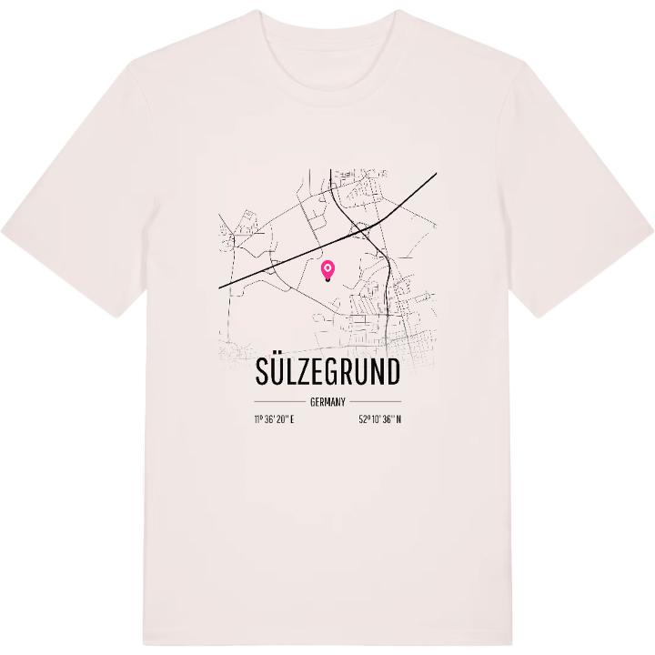 Sülzegrund kort T-shirt – t-shirt fra PinShirt