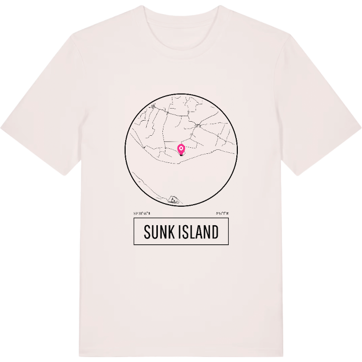 Sunk Island T-shirt – t-shirt fra PinShirt
