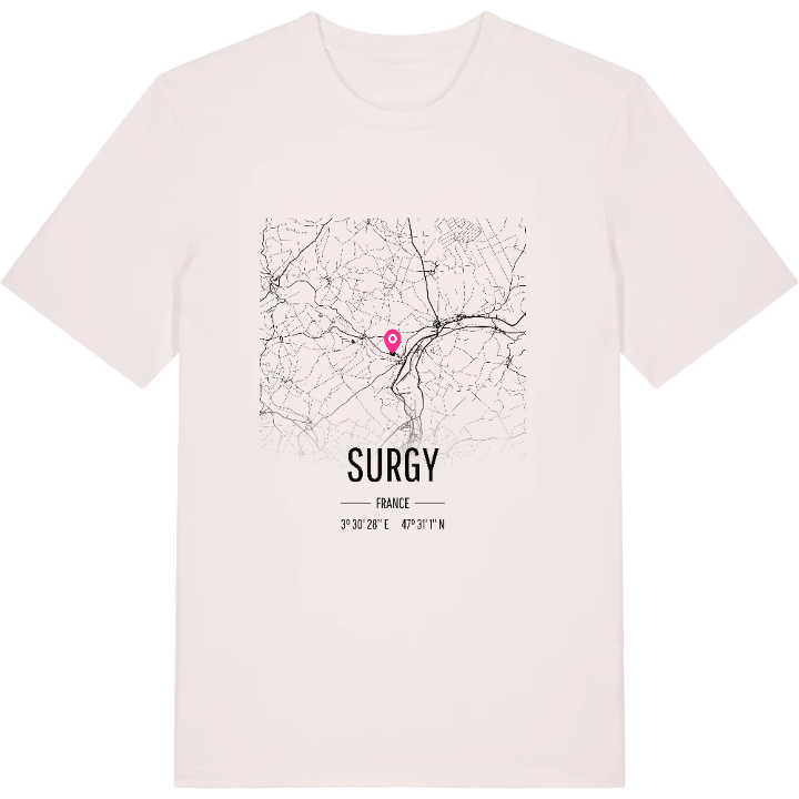 Surgy kort T-shirt – t-shirt fra PinShirt
