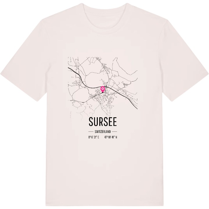 Sursee kort T-shirt – t-shirt fra PinShirt
