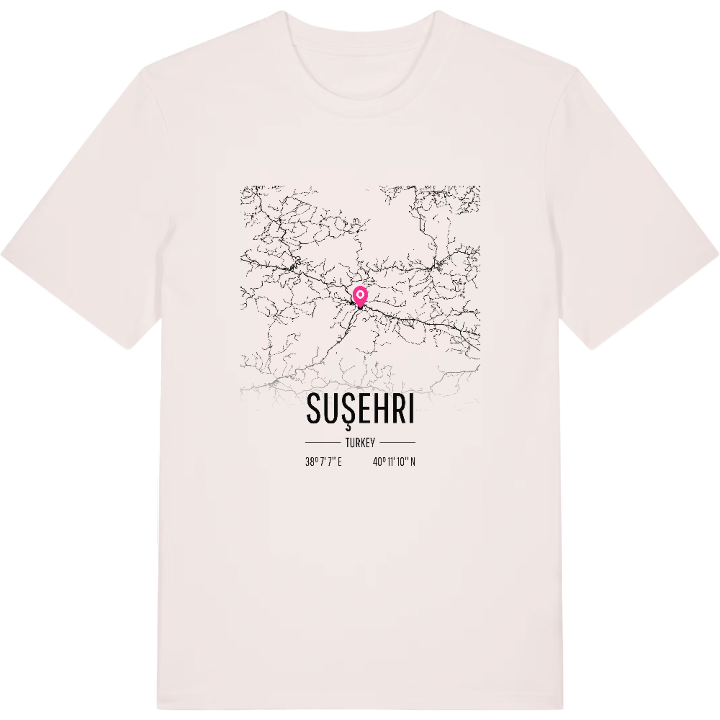 Suşehri kort T-shirt – t-shirt fra PinShirt