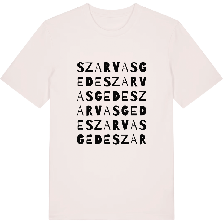 Szarvasgede ordleg T-shirt – t-shirt fra PinShirt