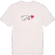 Tå hjerte T-shirt