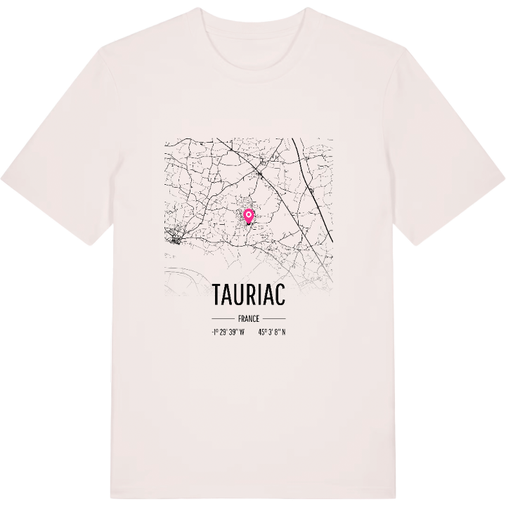 Tauriac kort T-shirt – t-shirt fra PinShirt