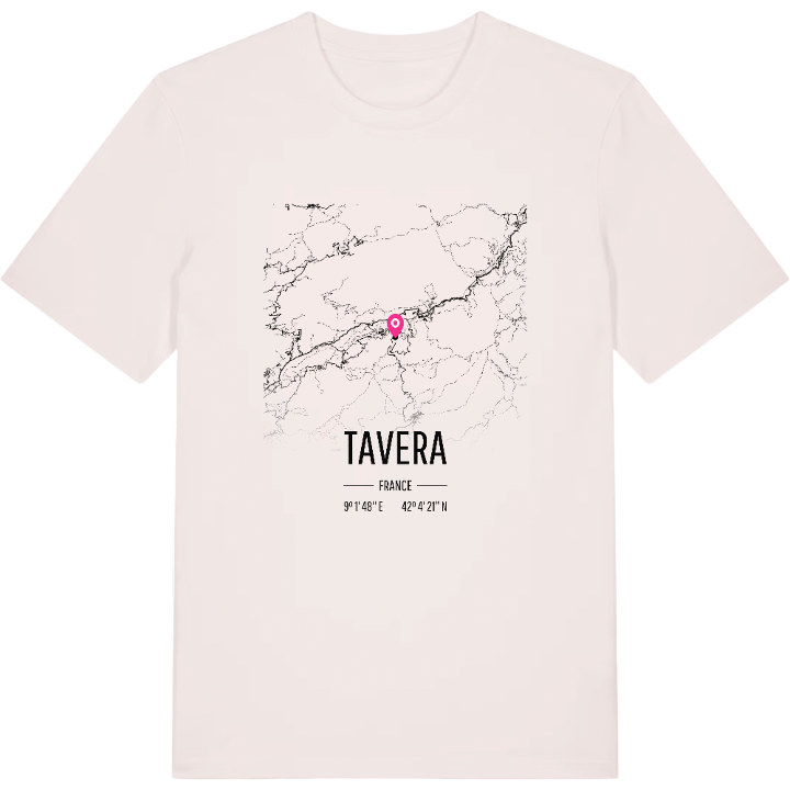 Tavera kort T-shirt – t-shirt fra PinShirt