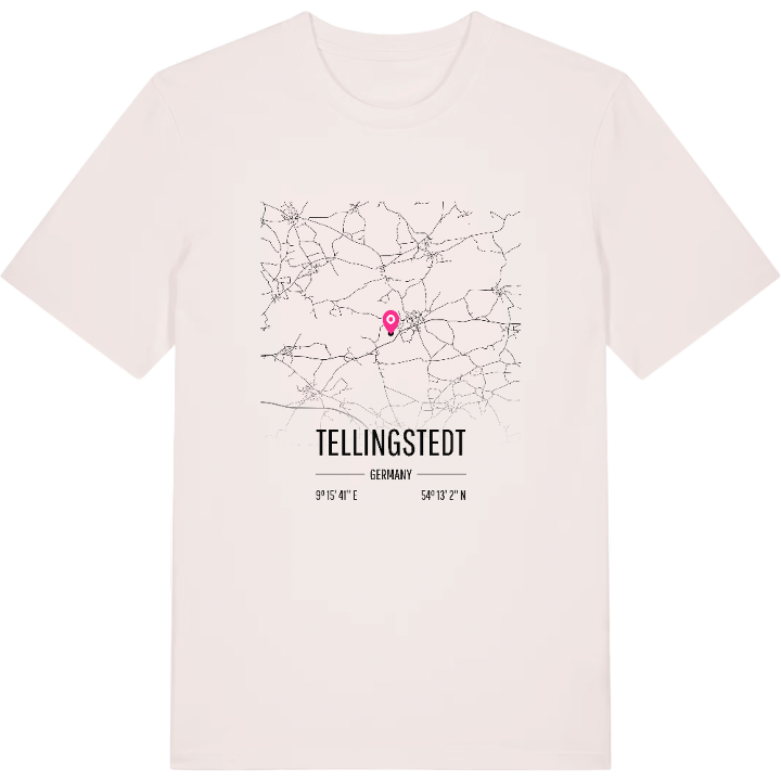 Tellingstedt kort T-shirt – t-shirt fra PinShirt