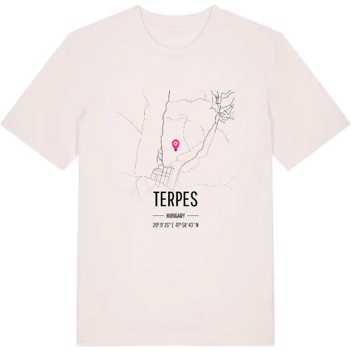 Terpes kort T-shirt – t-shirt fra PinShirt
