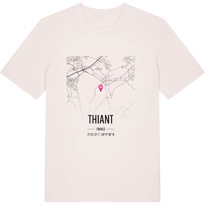 Thiant kort T-shirt – t-shirt fra PinShirt