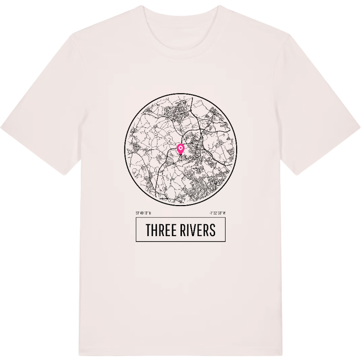 Three Rivers T-shirt – t-shirt fra PinShirt
