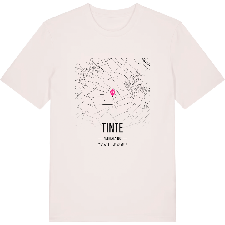 Tinte kort T-shirt – t-shirt fra PinShirt
