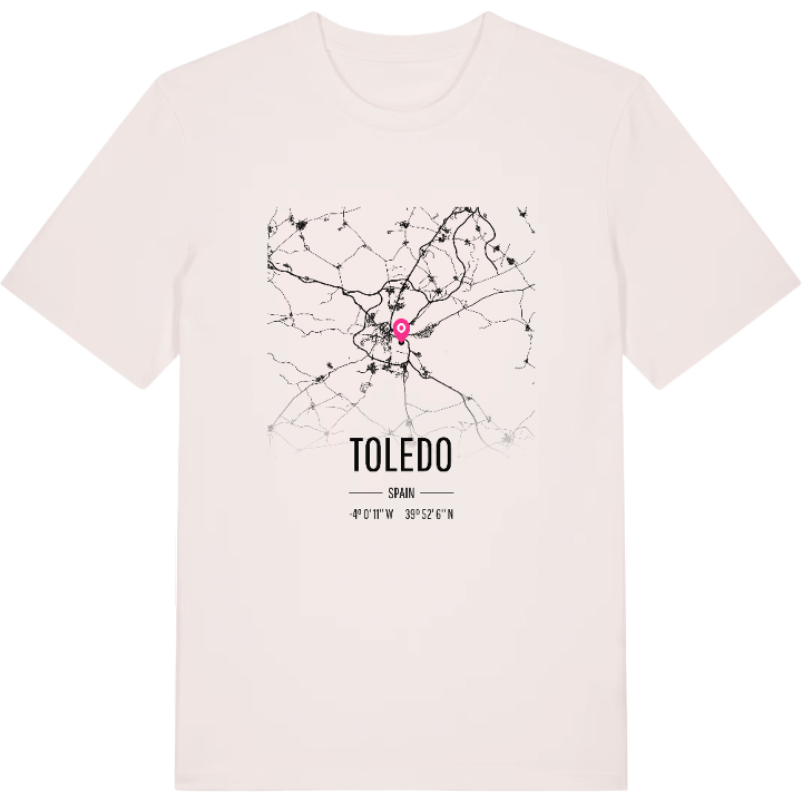Toledo kort T-shirt – t-shirt fra PinShirt