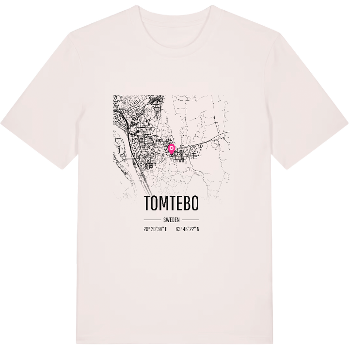 Tomtebo kort T-shirt – t-shirt fra PinShirt