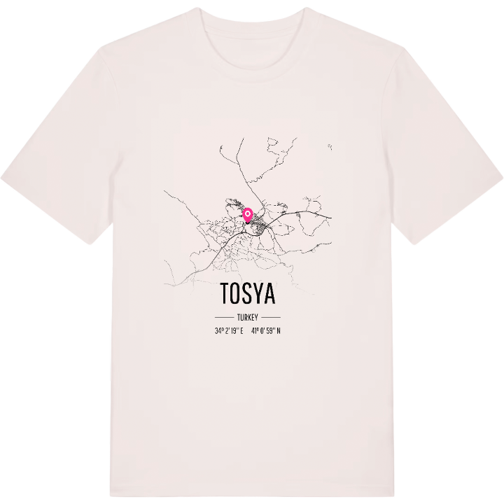 Tosya kort T-shirt – t-shirt fra PinShirt