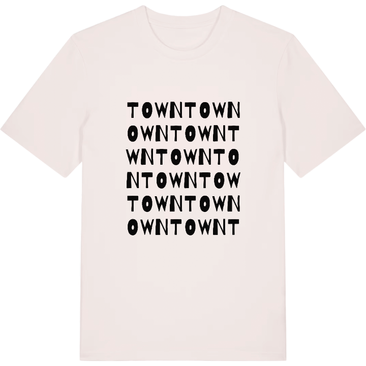 Town ordleg T-shirt – t-shirt fra PinShirt