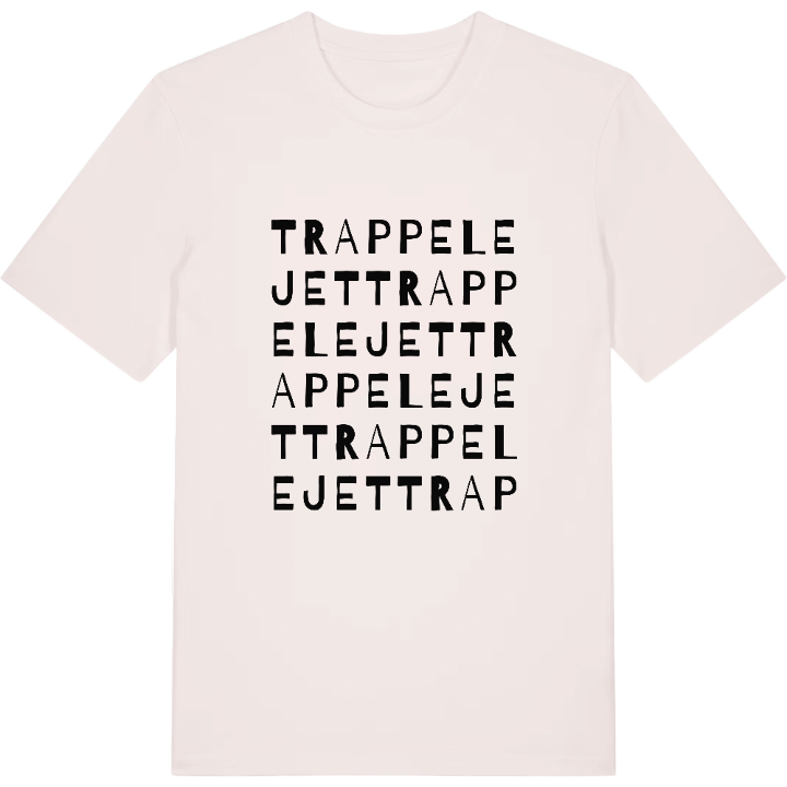 Trappelejet ordleg T-shirt – t-shirt fra PinShirt