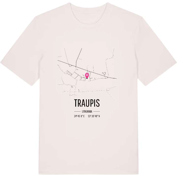 Traupis kort T-shirt – t-shirt fra PinShirt