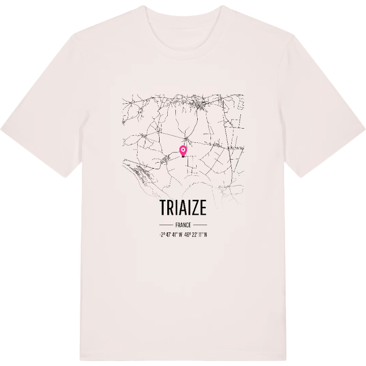 Triaize kort T-shirt – t-shirt fra PinShirt